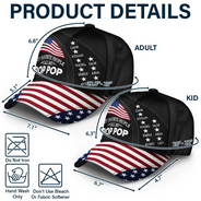 Gift For Husband,Parents,Gift For Yourself,Gift For Men,Gift For Grandpa,Gift For Father,Independence Day,Icon,Proud - US Flag My Favorite People My Stars - Personalized Classic Cap