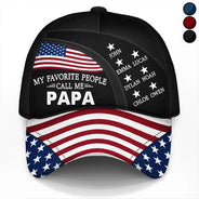 Gift For Husband,Parents,Gift For Yourself,Gift For Men,Gift For Grandpa,Gift For Father,Independence Day,Icon,Proud - US Flag My Favorite People My Stars - Personalized Classic Cap