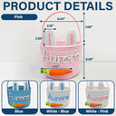 Gift For Kids,Grandpa - Grandkids,Grandma - Grandkids,Gift For Grandkids,Dad - Children,Mom - Children,Easter,Happy - Custom Name With Carrot Bunny Ears - Personalized Easter Basket