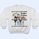 Connected By Heart Hoodie Friends - BFF Bestie Gift - Personalized Custom Hoodie