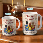 Chance Made Us Colleagues Office Worker Best Friends - Bestie BFF Gift -  Personalized Custom White Edge-to-Edge Mug