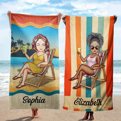Beach Towel for Besties