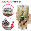 Behind Every Basketball Player Who Believes - Gift For Basketball Fans, Dad, Father - Personalized Custom Tumbler