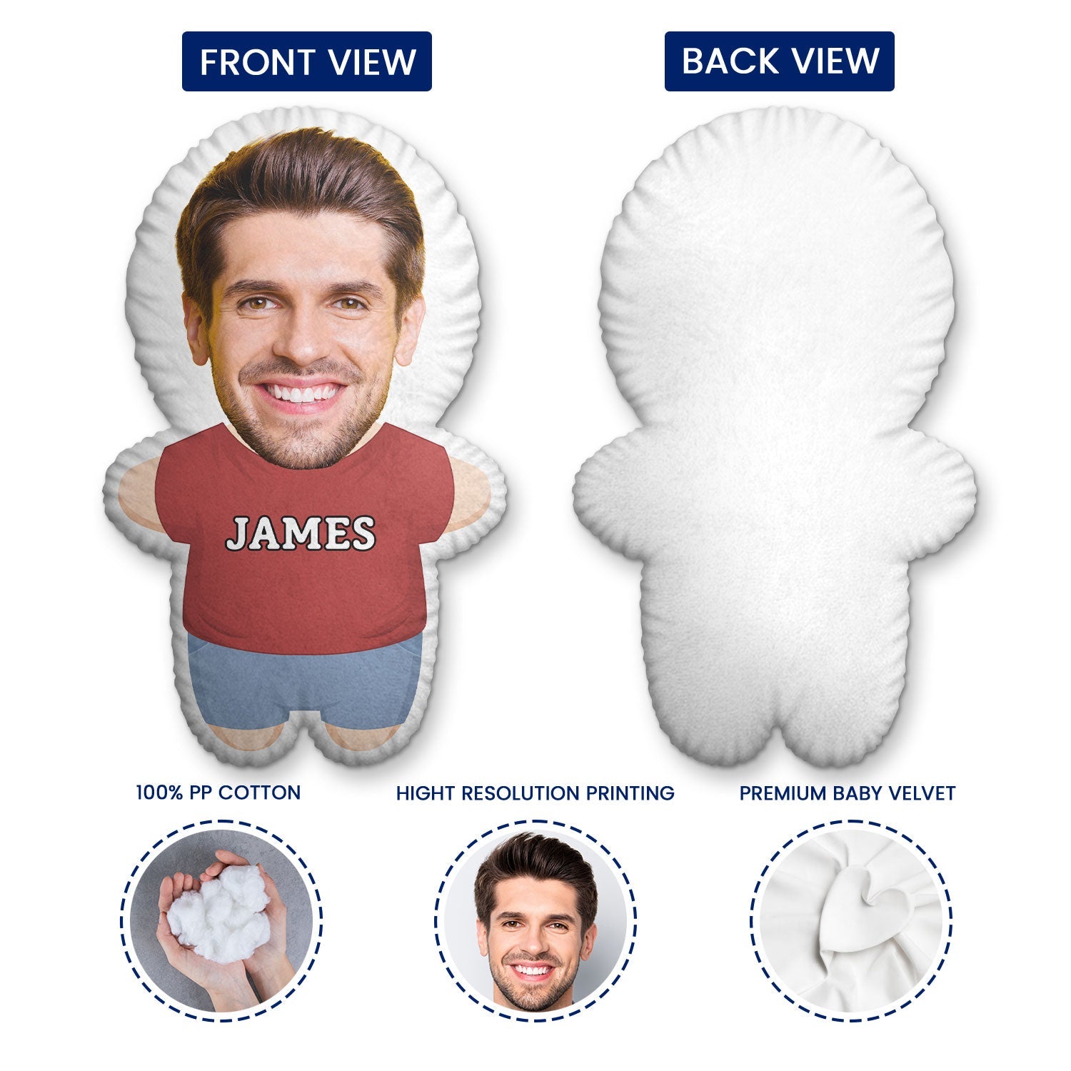 Custom Photo Funny Your Lover Husband Wife - Gift For Couples - Personalized Custom Shaped Pillow