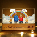 I Miss You I Know Pet Memorial - Personalized Rectangle LED Light