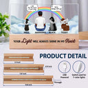 I Miss You I Know Pet Memorial - Personalized Rectangle LED Light