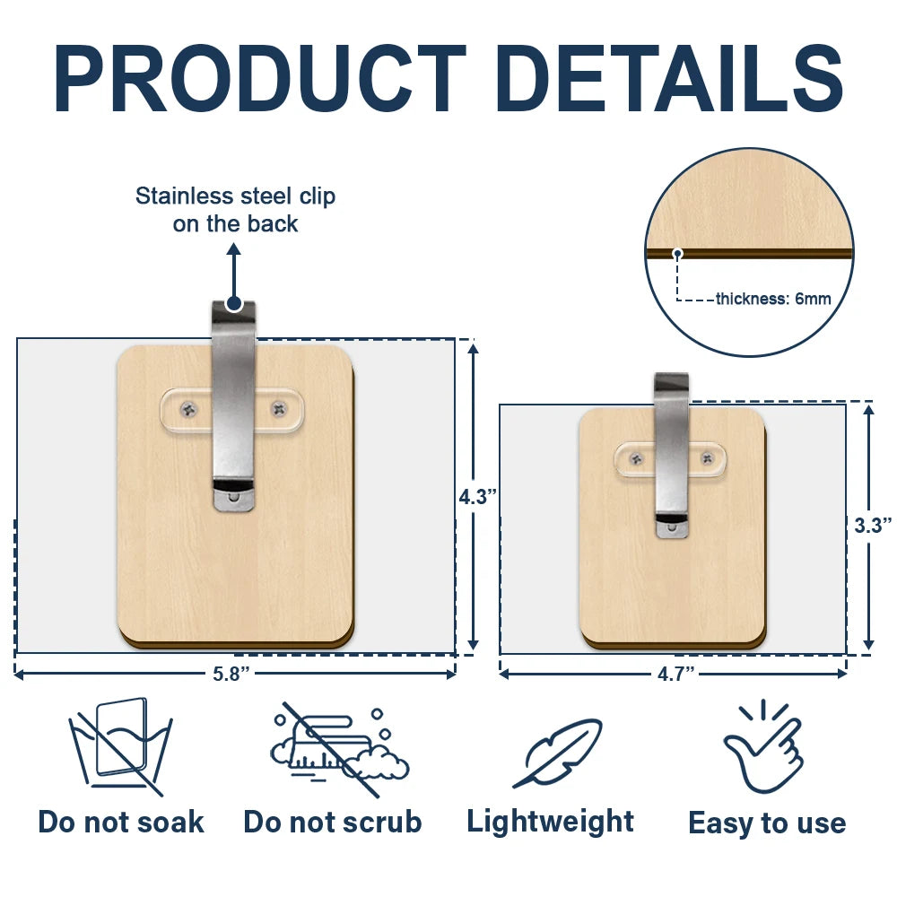 Custom Photo Drive Safe I Need You Here With Me - Personalized Custom Shaped Car Visor Clip