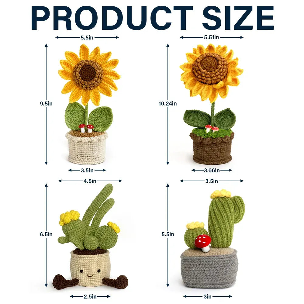 Mom - Daughters (Adult), Gift For Mother, Gift For Daughter, Love - Sunflower Sometimes You Forget You Are Awesome - Personalized Crochet Plant Pot