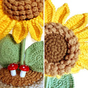 Mom - Daughters (Adult), Gift For Mother, Gift For Daughter, Love - Sunflower Sometimes You Forget You Are Awesome - Personalized Crochet Plant Pot