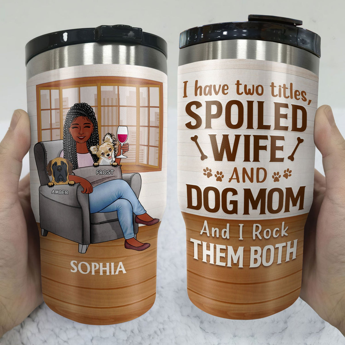 Thank You Best Dog Mom Ever - Mother Gift - Personalized Custom Triple 3 In 1 Can Cooler
