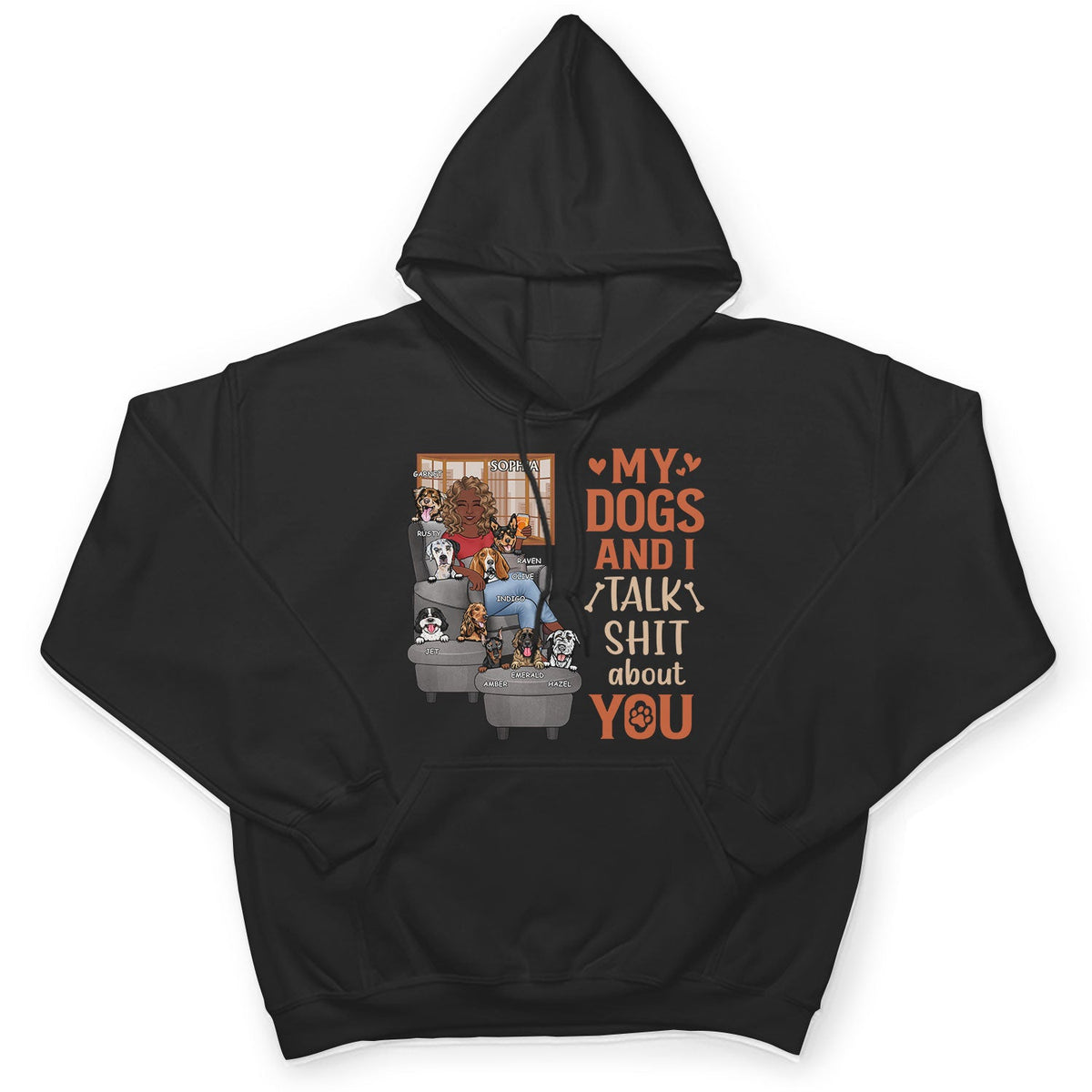 The Crazy Dog Lady Best Dog Mom Ever - Dog Lovers Gift - Personalized Custom T Shirt