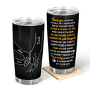 Hand In Hand, I Will Always Protect You - Birthday, Loving Gift For Mother, Father, Grandma, Grandpa, Parents, Grandparents - Personalized Custom Tumbler