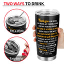 Hand In Hand, I Will Always Protect You - Birthday, Loving Gift For Mother, Father, Grandma, Grandpa, Parents, Grandparents - Personalized Custom Tumbler