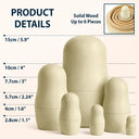 Family, Happy - Custom Photo Realistic Watercolor Art Family Couple Besties - Personalized Portrait Nesting Doll