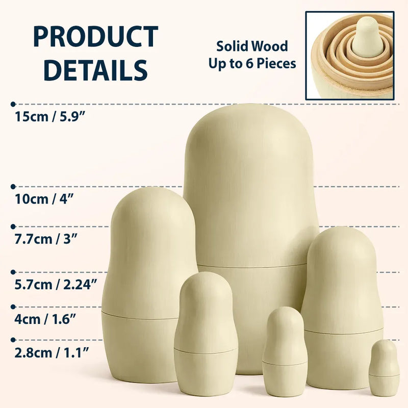 Family,Happy - Custom Photo Cartoon Full Portrait Family Couple Besties - Personalized Portrait Nesting Doll