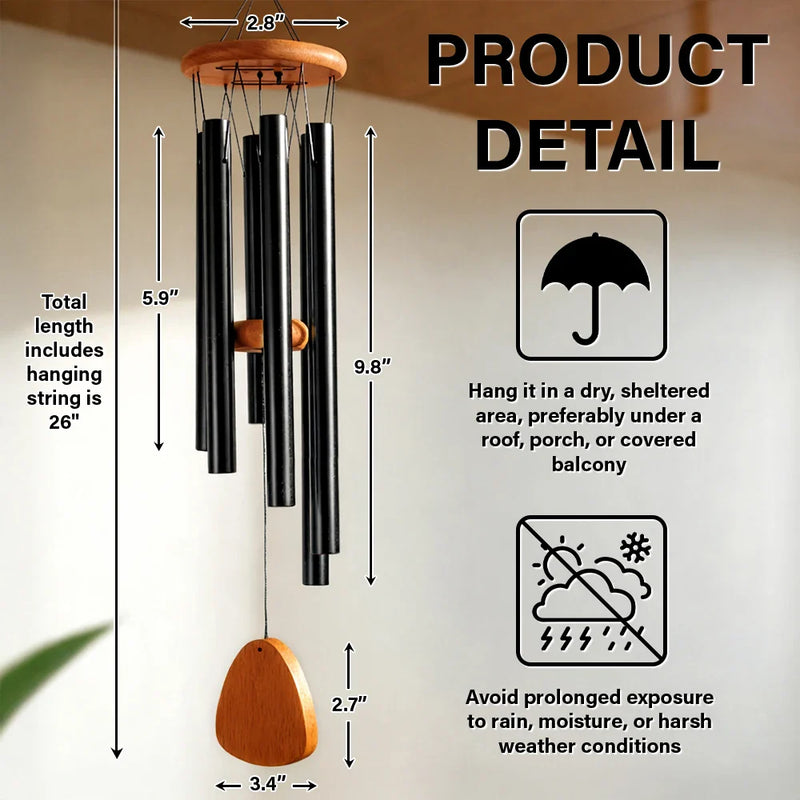 Pet Lovers,Pet Mom,Dog Lovers,Dog Mom,Dog Dad,Pet Dad,Cat Lovers,Cat Mom,Cat Dad,Memorial,Sad - Custom Photo Pencil Sketch I Love You Forever Until We Meet Again - Personalized Wind Chime