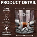 Gift For Yourself,Gift For Men,Happy - Viking A Sip Of History - Personalized Whiskey Glass