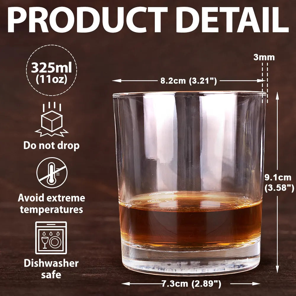 Gift For Father,Gift For Mother,Love - Custom Photo Like Mother Like Daughter - Personalized Whiskey Glass