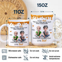 Gift For Daughter,Mom,Daughters,Happy - Watching You Be A Mom - Personalized White Edge-to-Edge Mug