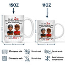 Daughters,Dad,Sons,Children - Watching You Being A Mom Dad To Daughter - Personalized Mug
