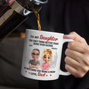 Daughters,Dad,Sons,Children - Watching You Being A Mom Dad To Daughter - Personalized Mug

