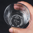 Gift For Men,Gift For Husband,Gift For Father,Happy - We Have Two Winners - Personalized Engraved Whiskey Glass
