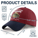 Gift For Father,Fishing,Humorous,Icon - We Hooked The Best Dad Grandpa - Personalized Two Tone Cap