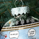 Family,Christmas,Memorial,Sad - We Miss You - Personalized Ball Ornament