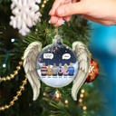 Christmas,Family,Memorial,Sad - We Miss You Family Memorial - Personalized Custom Shaped Acrylic Ornament