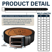 Gift For Father,Dad,Children - We Used To Live In Your Balls - Personalized Engraved Leather Belt
