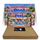 America 250th, Independence Day, Grandparents, Top Market, Playful, Vector - Welcome To Grandma Grandpa Pool 250th Anniversary - Personalized Classic Metal Signs