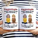 Gift For Daughter,Mom - Daughters (Adult),Dad - Daughters (Adult),Dad - Sons,Gift For Son,Mom - Sons,Gift For Grandkids,Grandma - Grandkids,Grandpa - Grandkids,Gift For Women,Gift For Men,Happy - 3D Inflated Effect Daughter Son The Only Thing Better Than Being Your Mother Father - Personalized White Edge-to-Edge Mug