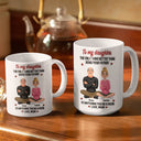 Gift For Daughter,Mom - Daughters (Adult),Dad - Daughters (Adult),Dad - Sons,Gift For Son,Mom - Sons,Gift For Grandkids,Grandma - Grandkids,Grandpa - Grandkids,Gift For Women,Gift For Men,Happy - 3D Inflated Effect Daughter Son The Only Thing Better Than Being Your Mother Father - Personalized White Edge-to-Edge Mug