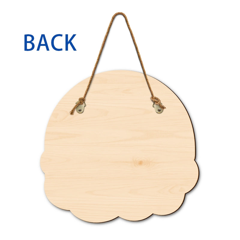 Gift For Grandma, Gift For Grandpa, Grandpa - Grandkids,Grandma - Grandkids, Gift For Women, Gift For Men, Happy - Wood Carved Effect Spoiled Grandkids Live Here - Personalized Custom Shaped Wood Sign