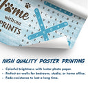 Family, Pet Lovers, LGBT, Single Mom, Single Dad, Happy - Word Search Puzzle A House Is Not A Home Without Pawprints - Personalized Poster