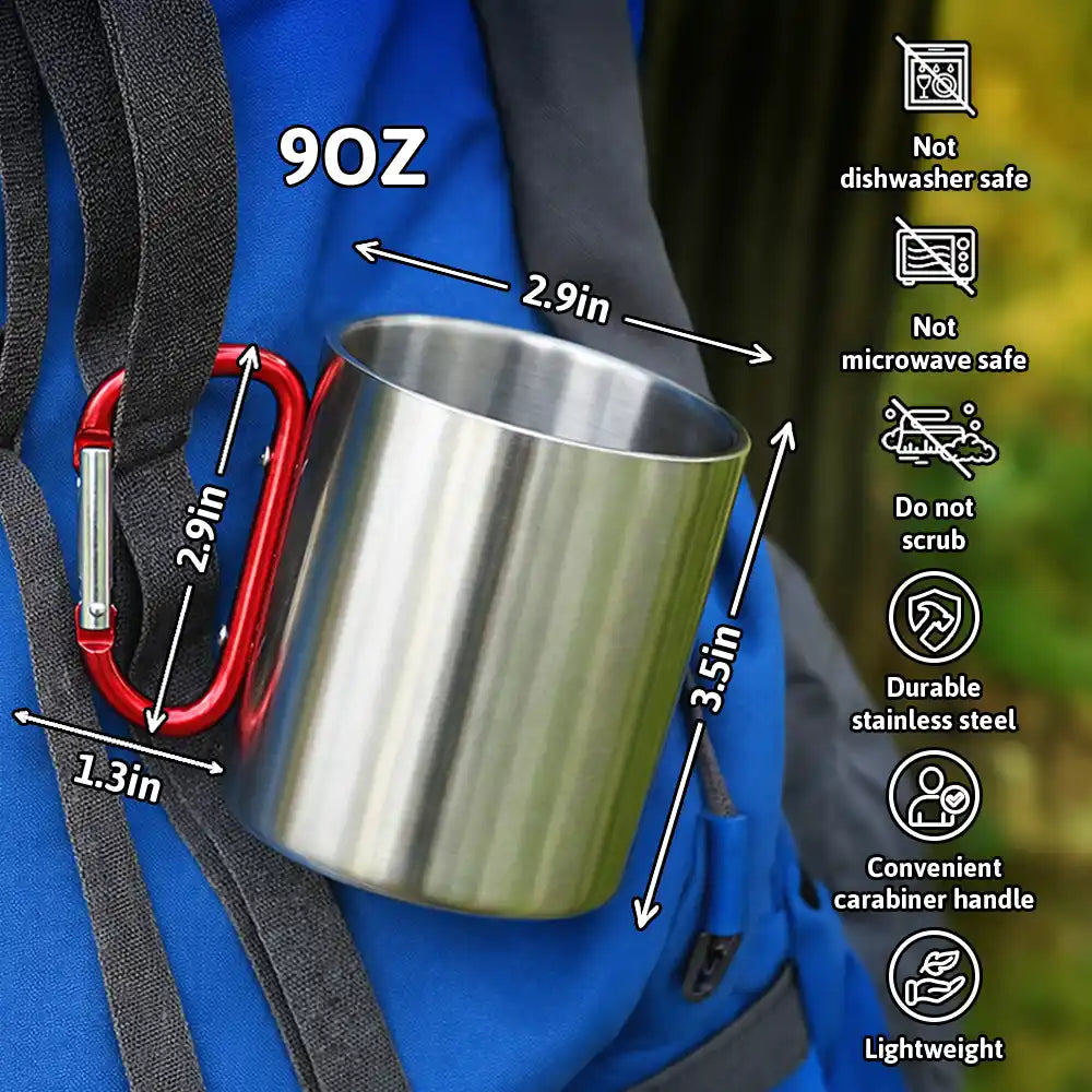 Campsite,Camping,Funny,Gift For Women,Gift For Yourself - Camper Queen Classy Sassy 3D Effect - Personalized Carabiner Mug