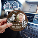 Memorial,Custom Photo,Love,Christmas - Custom Photo Memorial I Am Always With You Toile Art - Personalized Custom Shaped Car Visor Clip