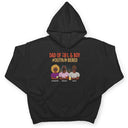 Dad Of Girls Outnumbered - Father Gift - Personalized Custom T Shirt