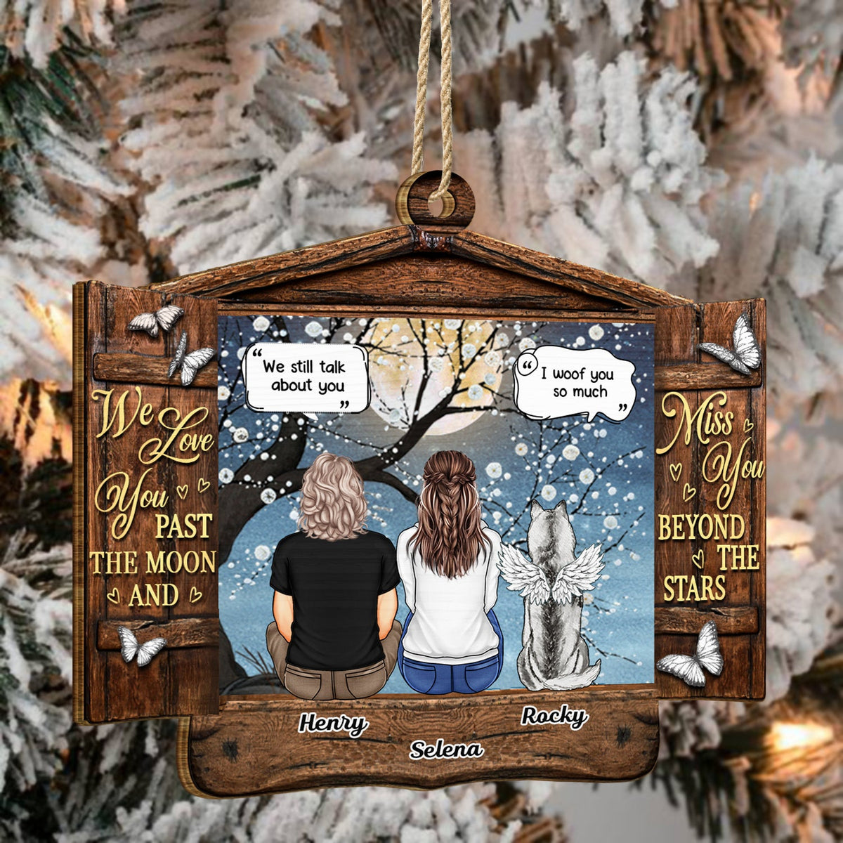 If Love Could Have Saved You - Christmas Memorial Gift For Pet Lovers, Dog Mom, Dog Dad, Cat Mom, Cat Dad - Personalized Custom Shaped Wooden Ornament