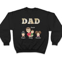 Grandkids Papa Daddy - Gift For Grandpa, Father, Uncle - Personalized T Shirt