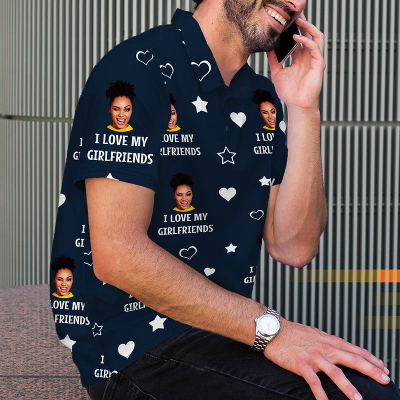 Custom Photo Funny I Love My Lover - Gift For Husband, Boyfriend - Personalized Polo Shirt
