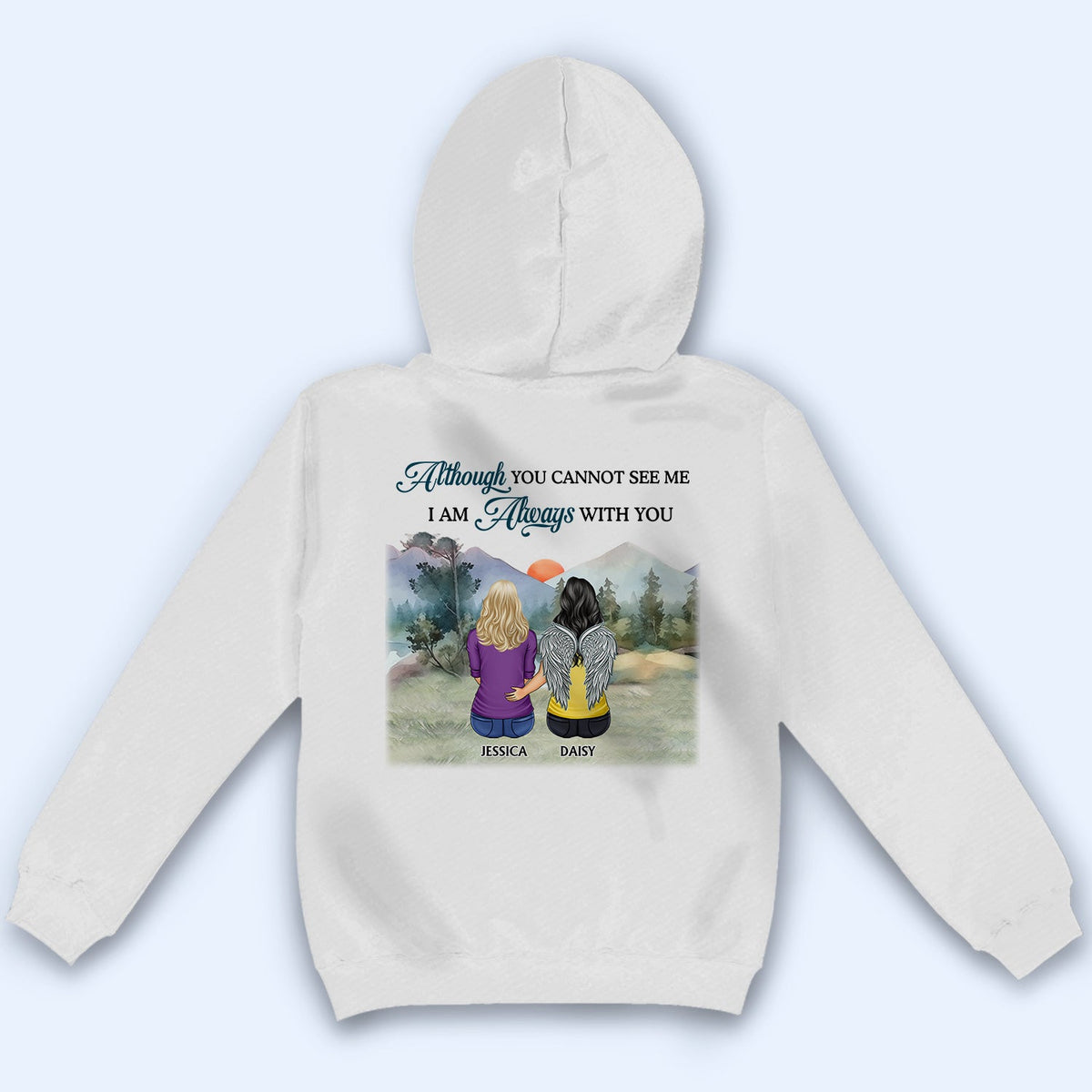 I'm Always With You - Memorial Gift For Family, Friends, Siblings - Personalized T Shirt