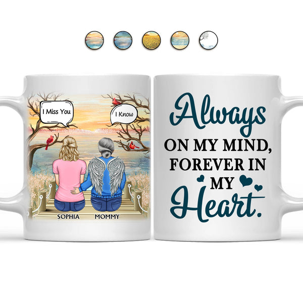 I Miss You I Know - Memorial Gift For Family, Friends, Siblings - Personalized Mug