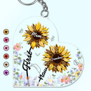 First Mom Now Grandma - Gift For Mothers, Grandmas, Aunties - Personalized Acrylic Keychain