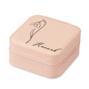 Birth Month Flowers Sketch Bloom Where You're Planted - Personalized Jewelry Box