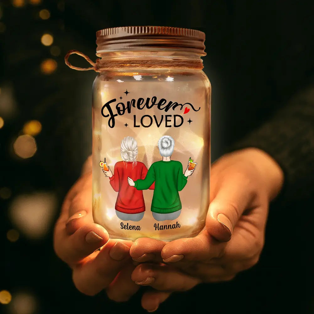 Gift For Mother, Gift For Daughter, Gift For Son - Distance Means So Little When Someone Means So Much - Personalized Mason Jar Light