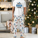 Gift For Father, Grandpa - Custom Photo Best Dad Grandpa Ever - Personalized Loungewear Set