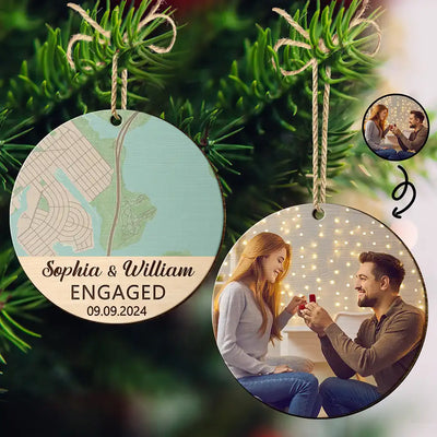 Wooden Ornament Print 2 Sides