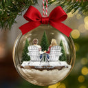 Gift For Couples,Christmas,Love - You And Me We Got This - Personalized 3D Acrylic Ball Ornament