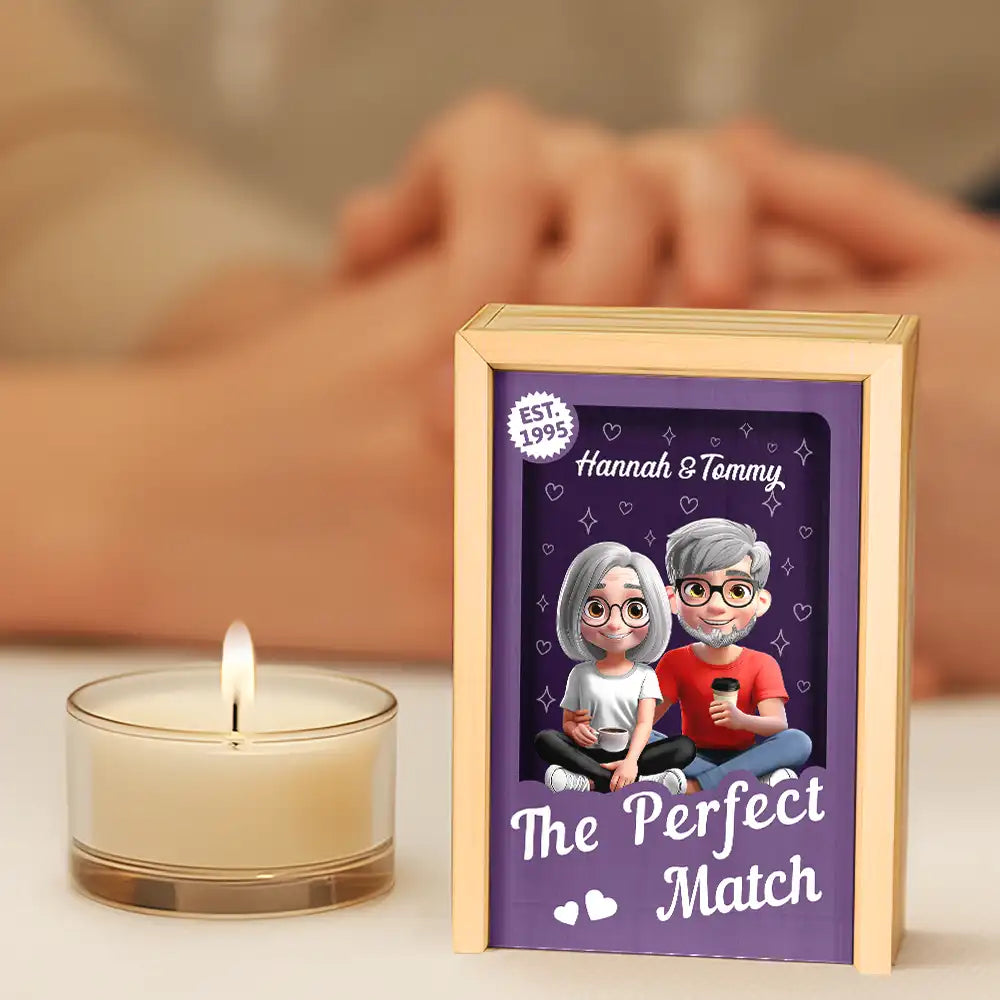 Gift For Couples,Old Couples,Gift For Husband,Gift For Boyfriend,Gift For Wife,Gift For Girlfriend,Love,LGBT - You And Me We Got This - Personalized Wooden Matchbox